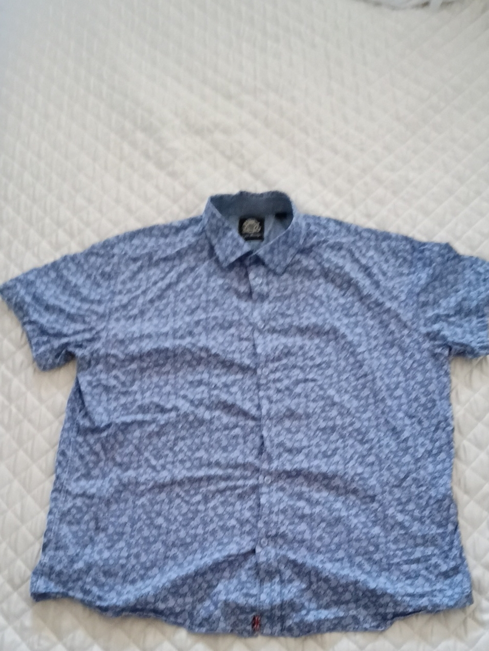 English Laundry Light Blue Floral Button-Down Shirt